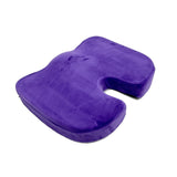 Non Slip Seat Cushion - Non Slip Bottom High Resilience Memory Foam Coccyx Seat Cushion Pad Support Pillow Sciatica and Pain Relief