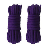 2 packs of 32 feet long 8mm thick Durable Soft Cotton Rope