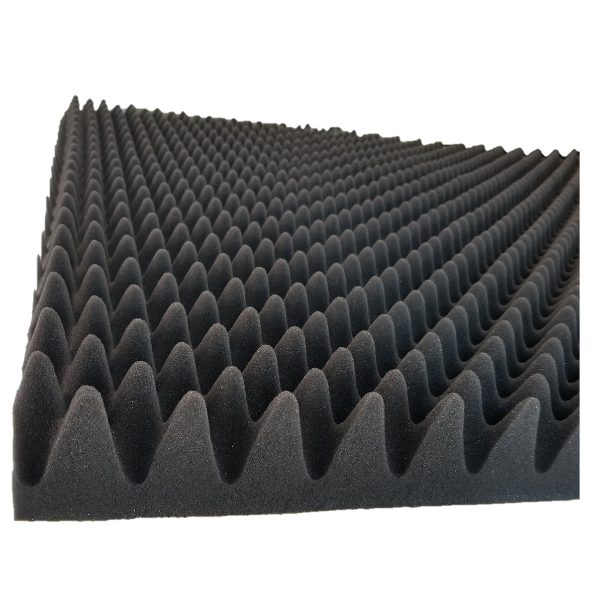 39 x 78 x 1.5 Self Adhesive Egg-Crate Black Acoustic Foam Panel Sou –  BookishBunny