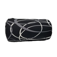 Memory Foam Bolster Tube Roll Pillow with Removable Cover