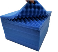 8 Packs Premium Quality Acoustic Foam Egg Crate Panel Studio Wall Tile 12" x 12" x 1.5"