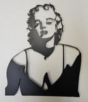 Marilyn Monroe Portrait Wrought Iron Wall Art Home Decor Plaque