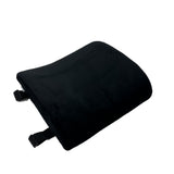 Cushion - Lumbar Back Cushion with Upgraded Velvet Cover and 2 Adjustable Straps