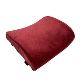 Cushion - Lumbar Back Cushion with Upgraded Velvet Cover and 2 Adjustable Straps