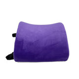 Cushion - Lumbar Back Cushion with Upgraded Velvet Cover and 2 Adjustable Straps