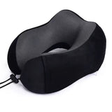 Memory Foam Two Tone Neck Pillow with Breathable Magnetic Therapy Cover