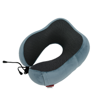 Memory Foam Two Tone Neck Pillow with Breathable Magnetic Therapy Cover