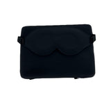 Small Portable Memory Foam Pillow with Eye Mask Set Travel Home Office 11x8x3.6"