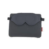 Small Portable Memory Foam Pillow with Eye Mask Set Travel Home Office 11x8x3.6"
