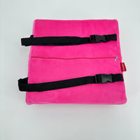 Cushion - Lumbar Back Cushion with Upgraded Velvet Cover and 2 Adjustable Straps