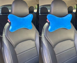 2 packs Memory Foam Dog Bone Shaped Pillow