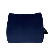 Cushion - Lumbar Back Cushion with Upgraded Velvet Cover and 2 Adjustable Straps