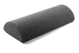 Memory Foam Half Moon Shaped Bolster Pillow for Neck Legs Knee Lumbar Feet Sleep