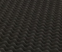 39" x 78" x 1.5" Self Adhesive Egg-Crate Black Acoustic Foam Panel Soundproofing Studio Car Audio