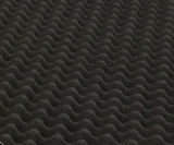 39" x 78" x 1.5" Self Adhesive Egg-Crate Black Acoustic Foam Panel Soundproofing Studio Car Audio
