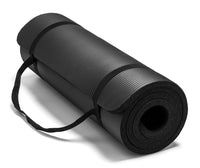 Extra Thick Exercise NBR Yoga Pilates Mat w/ Bag 72" x 24" 10mm