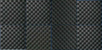 8 Packs Premium Quality Acoustic Foam Egg Crate Panel Studio Wall Tile 12" x 12" x 1.5"