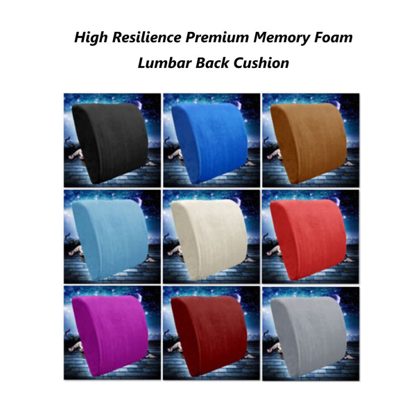 Premium High Resilience Memory Foam Coccyx Seat Cushion Pad Support Pi –  BookishBunny