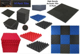 8 Packs Premium Quality Acoustic Foam Egg Crate Panel Studio Wall Tile 12" x 12" x 1.5"