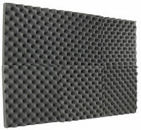 8 Packs Premium Quality Acoustic Foam Egg Crate Panel Studio Wall Tile 12" x 12" x 1.5"