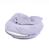 Luxury Quality U Shaped Memory Foam Neck Head Support Travel Pillow with Velvet Hoodie