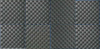 8 Packs Premium Quality Acoustic Foam Egg Crate Panel Studio Wall Tile 12" x 12" x 1.5"