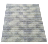 3D Thick White/Gray/Yellow Brick Foam Wallpaper Tiles Panels Peel & Stick Self Adhesive Panels, Various Colors