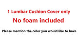 Cushion - Lumbar Back Cushion with Upgraded Velvet Cover and 2 Adjustable Straps