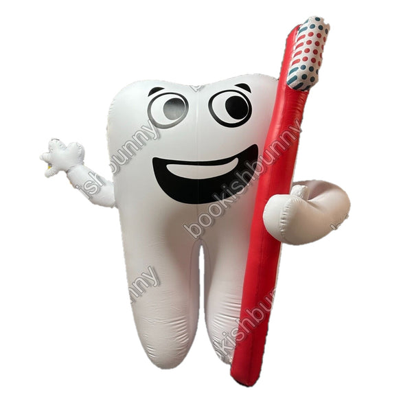 7ft Inflatable Promotion Ad Vinyl Smiley Tooth Dentist Dental Smile Orthodontics